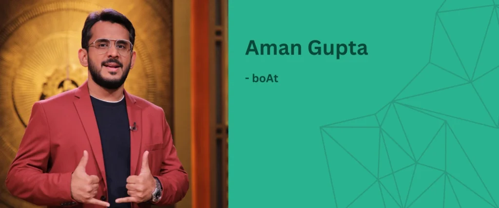 Aman Gupta Age Net Worth Education